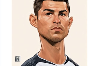 draw a cartoon caricature portrait from your photo