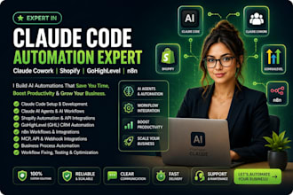 claude code ai automation with shopify, gohighlevel, n8n and claude cowork
