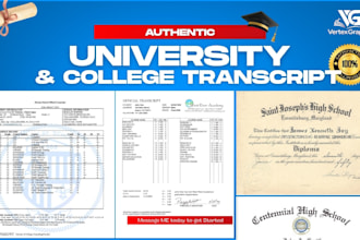 design high school transcript, university transcript, ged certificate, diploma