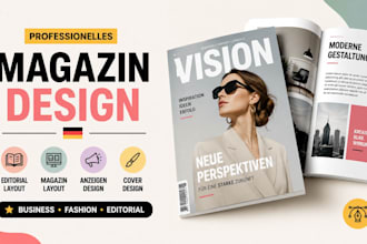 do german magazine design editorial business fashion magazine layout, ads, cover