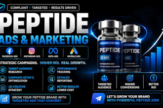 run peptide ads peptide marketing peptide facebook ads google ads meta ads