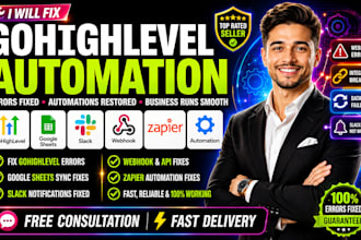 fix gohighlevel google sheets slack notification webhook errors zapier automatio