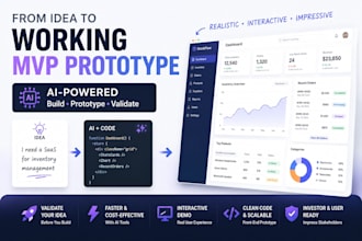 build a clickable mvp prototype for your saas or app idea