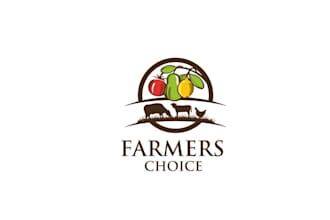 design custom modern food company logo