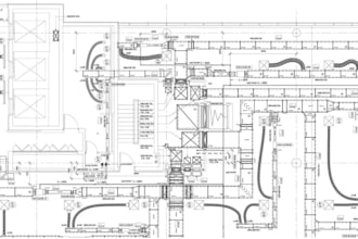 do professional hvac calculations, mep layout, plumbing plan, electrical drawing