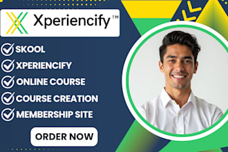 online course or membership site on xperiencify, skool, thinkific or teachable
