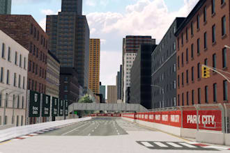 create roblox city map horror simulator map 3d game environment in roblox studio