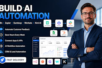 build uber app customer feedback kimi ai zapier gumloop n8n workato automation