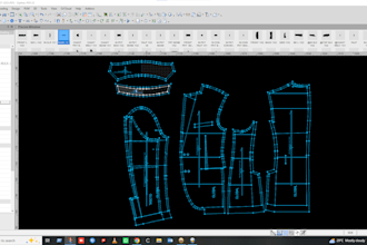 create professional sewing patterns for garments and clothing