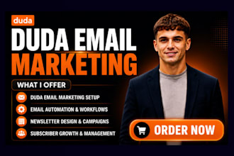 setup duda email marketing mailchimp brevo automation neswletter workflow