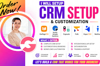 setup onepagecrm really simple systems capsule folk espocrm nethunt apptivo CRM