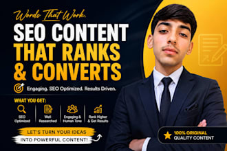 copywrite SEO optimized website content