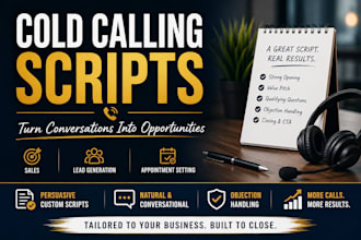 write persuasive cold calling and sales scripts