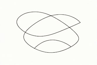 design a line art minimalist album cover or single cover