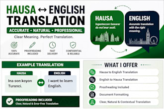 translate hausa to english and english to hausa