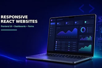 build responsive react websites and frontend UI