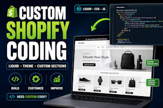 do shopify custom coding shopify bug fix and liquid code
