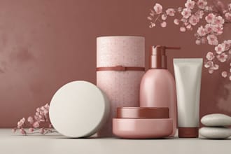 make an astonishing cosmetic packaging and label design
