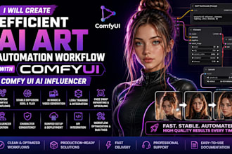 create efficient ai art automation workflow with comfyui ai influencer