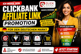do german clickbank affiliate link promotion, affiliate marketing sales funnel