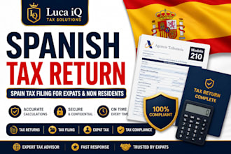 file your spanish tax return, spain tax filing, expat tax and handle spain irpf