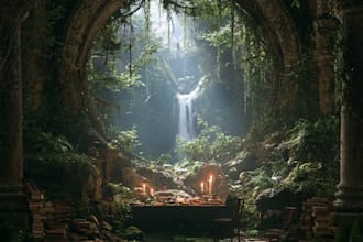 do a dreamy surreal or fantasy music cover, album cover art