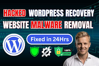 rescue your hacked wordpress site, remove malware and secure it in 24 hours