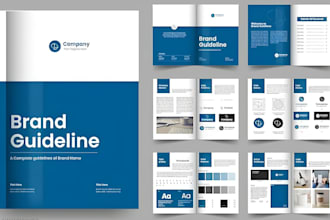 design professional brand guidelines, ebook, workbook, pdf, and lead magnet