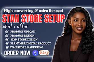 setup stan store, stan store design, marketing, systeme io sales funnel