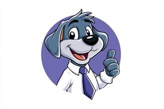 design unique mascot cartoon logo design, cartoon character