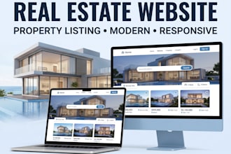 build a modern real estate property listing website