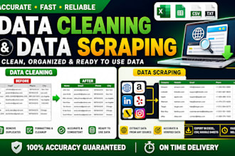 clean format and organize excel data and remove duplicates