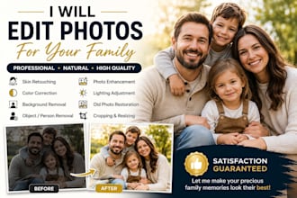 do photo edit for your family