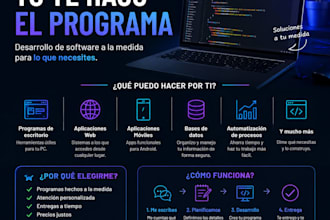 develop a custom program based on your requirements