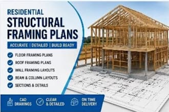 create residential structural framing plans and details