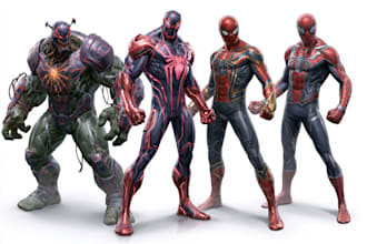 superhero character for comics