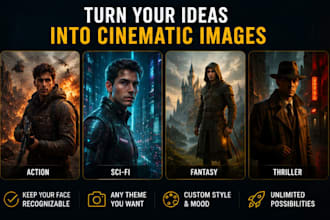 transform your photo into a cinematic ai scene