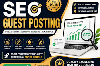 build niche relevant guest post backlinks