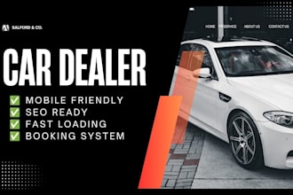 create a professional wordpress website for automotive services