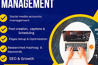 be your social media manager and content creator