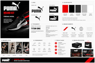 create a modern brand identity and complete brand kit