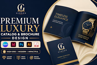 design premium luxury products catalog luxury brochure premium flyer design
