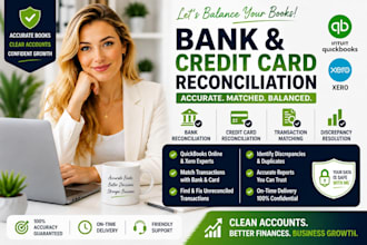 reconcile bank and credit card accounts in quickbooks online and xero accurately