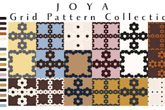design unique cozy floral seamless patterns