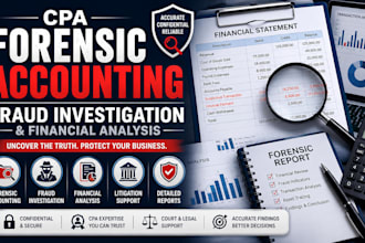 do CPA forensic accounting, fraud investigation, and financial analysis