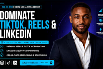 be your instagram tiktok reels editor linkedin social media manager