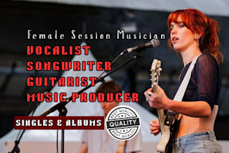 female pop singer edm vocalist ghost singer songwriter pro female pop vocalist