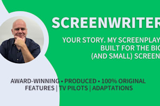 write your feature screenplay, TV pilot or short film script