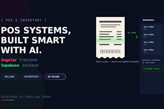 build a custom pos and inventory management system