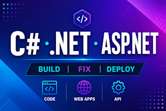 l be your c sharp, dot net and asp dot net developer